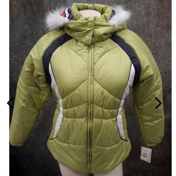 LONDON FOG NWT WOMENS HOODED PARKA COAT JACKET. size 14/16 . - Picture 1 of 9